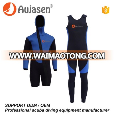 Professional 2PCS Set Neoprene Diving Suit 9mm Wetsuit For Diving